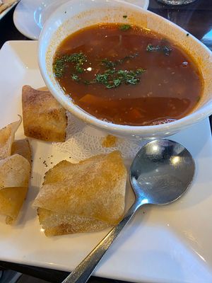 Lentil Soup at Nick's Taverna in Ashburn