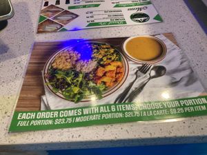 Menu at Himalaya Vegan Organic Restaurant in New York City