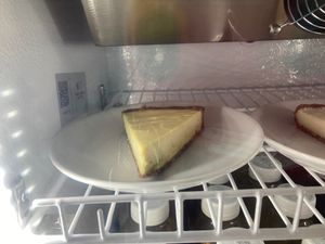 Vegan pie at Himalaya Vegan Organic Restaurant in New York City