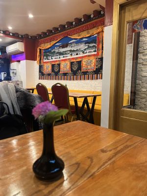   at Himalaya Vegan Organic Restaurant in New York City