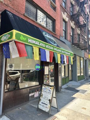   at Himalaya Vegan Organic Restaurant in New York City
