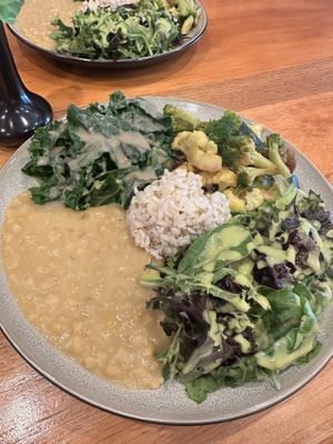   at Himalaya Vegan Organic Restaurant in New York City
