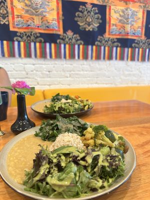   at Himalaya Vegan Organic Restaurant in New York City