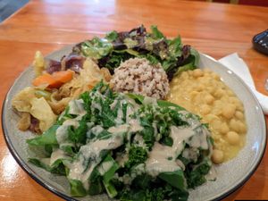  at Himalaya Vegan Organic Restaurant in New York City