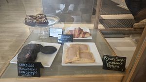 Pastries (look for V) at Wasatch Roasting Company-Downtown in Ogden