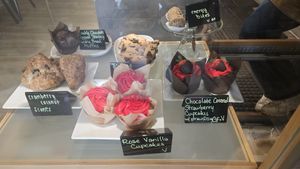 Pastries (V for vegan) at Wasatch Roasting Company-Downtown in Ogden