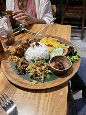 Nasi champur  at Putra Bisma Warung (Balinese and Indonesian Food) in Ubud