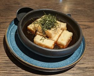 Age tofu at 698 Restaurant in Columbus