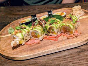 Veggie specialty roll at 698 Restaurant in Columbus