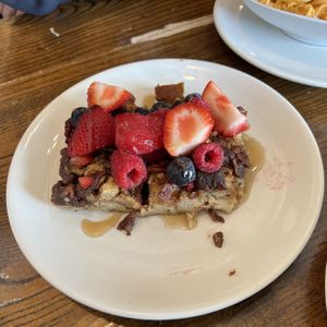 Vegan French Toast Casserole  at Sammy J's Diner in St Catharines