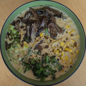 Vegetable Curry at Fat Kitty Ramen in Portland