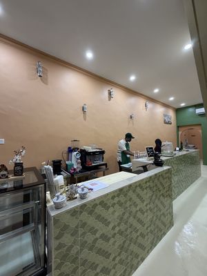 barista area  at Soul Vegan Café in Pulau Pinang