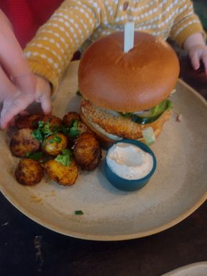 Burger 1 (with celeriac) at Café Ojo in Odense