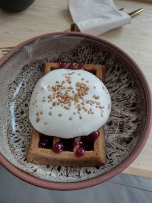 Waffle at Café Ojo in Odense