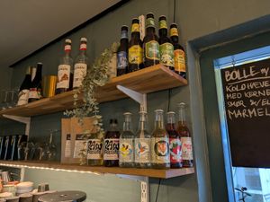 Selection of drinks at Café Ojo in Odense