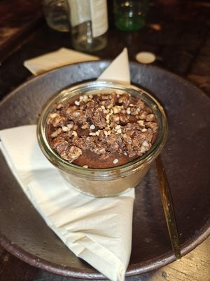 Sweet potato mousse at Café Ojo in Odense