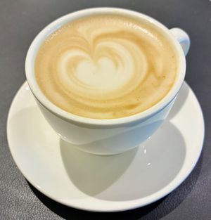 Oat latte at The Stage in Dubai