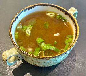 Miso soup  at The Stage in Dubai