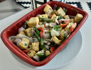 Salt and pepper tofu at Gracie Chen's in Dubai