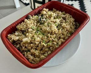 Mushroom fried rice  at Gracie Chen's in Dubai