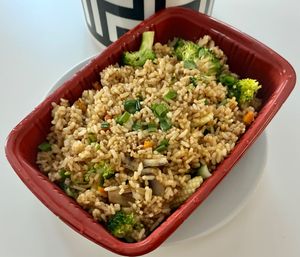 Vegetable fried rice  at Gracie Chen's in Dubai