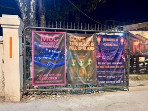 Entrance to the venue   at Memories of Chiang Mai in Chiang Mai