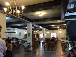 Inside at Recanto Vegetariano in Sao Paulo