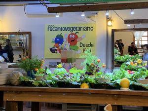 Amazon buffet at Recanto Vegetariano in Sao Paulo