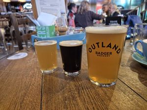 Vegan beer at Hall & Woodhouse Brewery in Blandford Forum