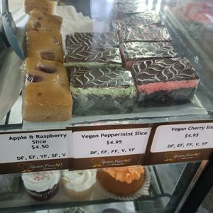 vegan slices at Gluten Free 4 U Boronia in Boronia