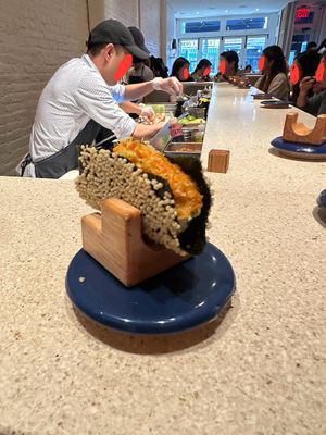 Spicy crab dynamitee  at Nami Nori West Village in New York City