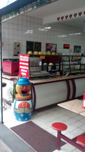 Inside the restaurant at Soroko in Sao Paulo