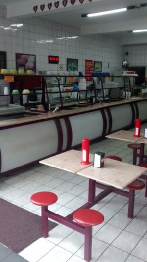 inside the room restaurant at Soroko in Sao Paulo