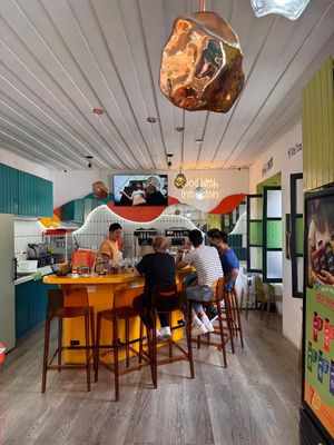 Juice Bar  at YAM in Antigua