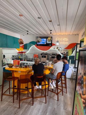 Juice Bar at YAM in Antigua
