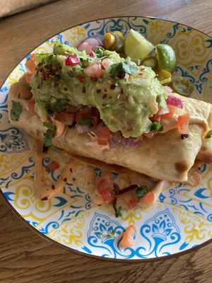 Chimichanga  at Antojitos Cantina in Edinburgh