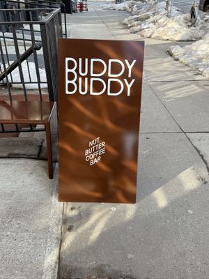  at BUDDY BUDDY · Nut Butter Coffee Bar in New York City