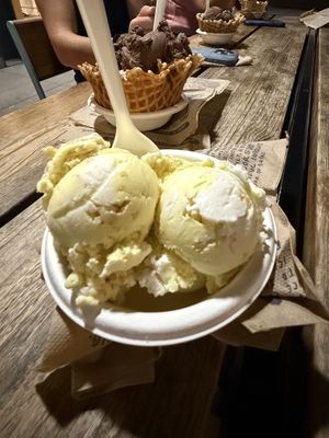 Banana Cream Pudding Ice Creamm  at Jeni's Splendid Ice Creams in Atlanta