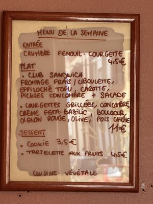  Cart du jour  at Croustille in Toulouse