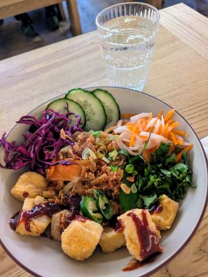 Vietnamese salad at Cambridge Street Collective in Sheffield