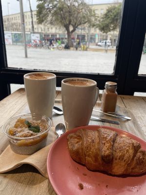 Inside table  at Buenas Migas - Barcelona in Catalonia