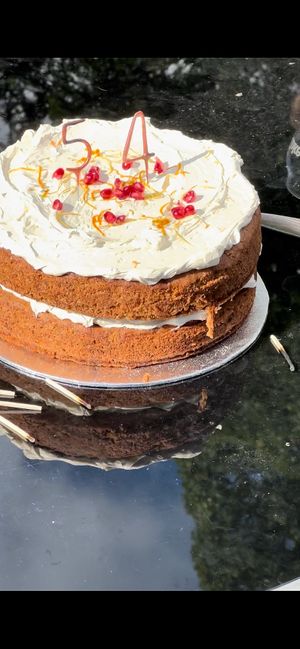 Best Birthday carrot cake ! at Waterside Cafe in Kendal