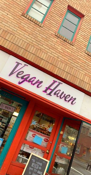 Outside of Store at Vegan Haven in Seattle