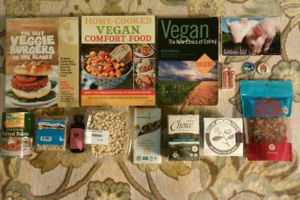 Goodies from Vegan Haven. Photo taken in 2014. at Vegan Haven in Seattle