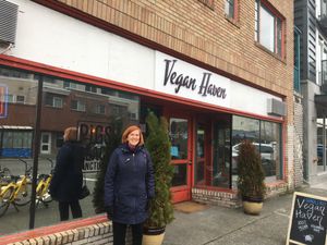 Outside! at Vegan Haven in Seattle