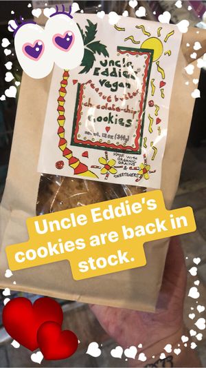 They have so many types of cookies!! at Vegan Haven in Seattle