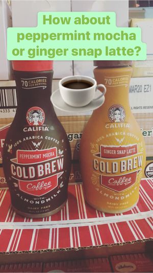 Cold brews at Vegan Haven in Seattle