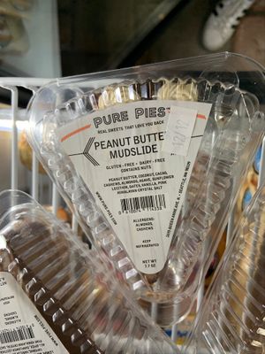 Super yummy “cheesecake" at Vegan Haven in Seattle