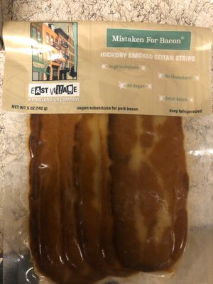 “Bacon" at Vegan Haven in Seattle