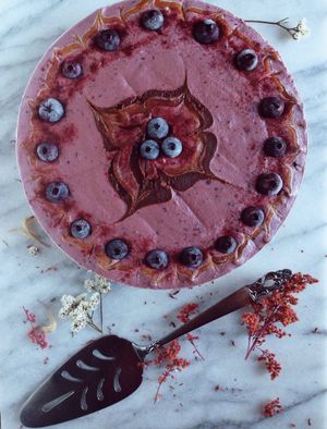 GF & Vegan Blueberry Lemon special order cake at Simply Naked Co. in St Petersburg